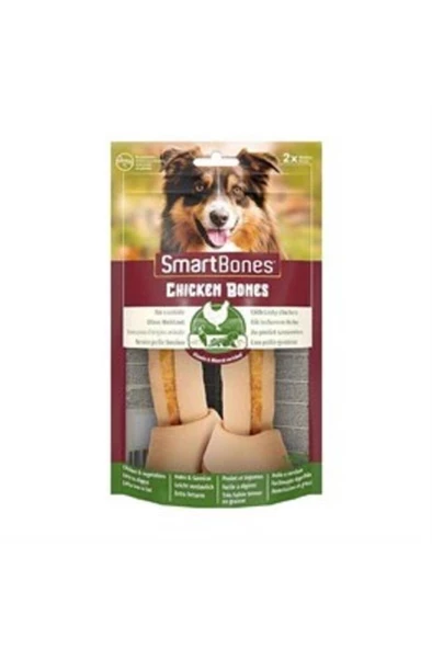 SmartBones Tavuklu Düğüm Kemik Medium 2li 13cm Skt : 02/2027 ürün görseli