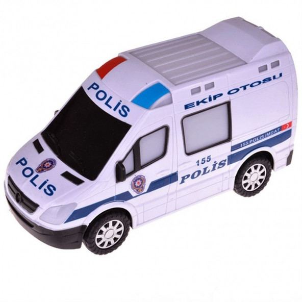 4 Adet Pilli Oyuncak Araba - Polis. Jandarma. Ambulans. İtafiye - 7