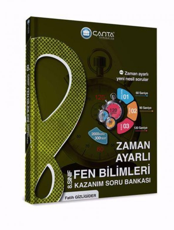 Çanta Yayınları 8. Sınıf Fen Bilimleri Etkinlikli Kazanım Soru Bankası