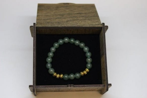 Aventurin Taşı Bileklik 8mm - Resim 3