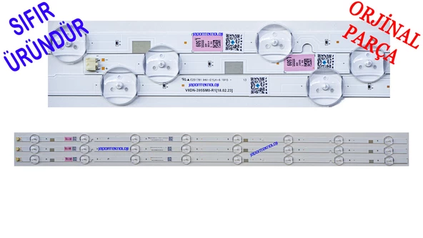 SAMSUNG, UE40N5000AU, UE40N5300AU, 40T5300 LED BAR, UE40T5300AU, BACKLIGHT, V8DN-395SM0-R1 , BN96-46569A LED BAR ORJİNAL