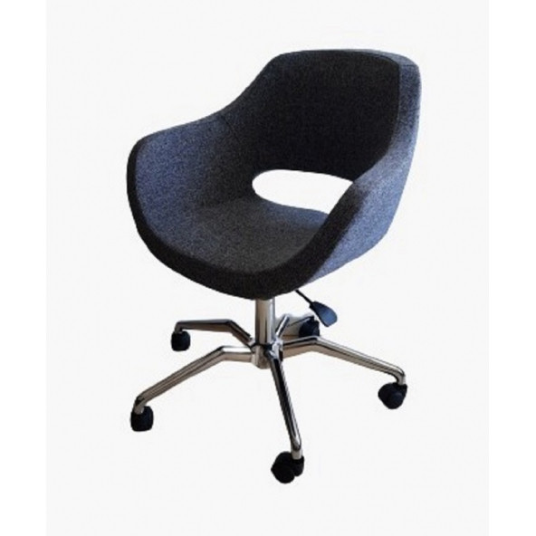 Ofis Çalıma Sandalyesi Büro Sandalyesi Örümcek Yıldız Ayaklı Döküm Süngerli - Resim 4