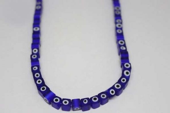 Cam Boncuk Dizi 8mm*7mm (11354) ürün görseli