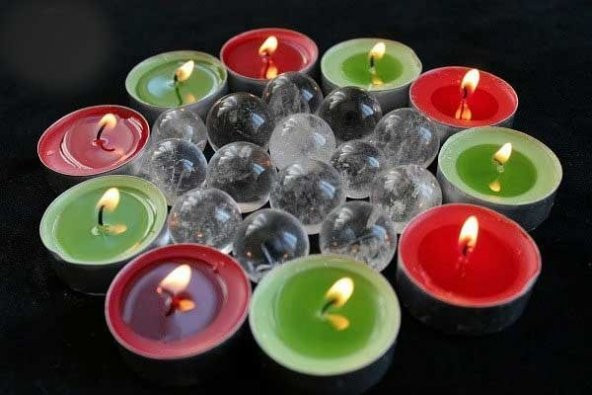 Kristal Kuvars Taşı Küre - Resim 2