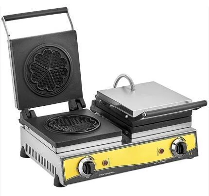 Çiftli Kare ve Çiçek Waffle Makinesi ürün görseli