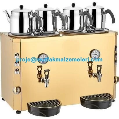 4 Demlikli Jumbo Çay Makinası