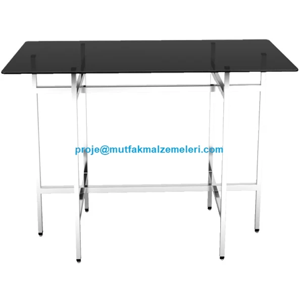 Katlanır Büfe Standı 70x180 H:105 cm