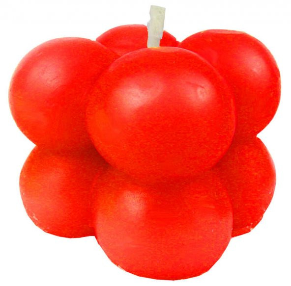 MUM BUBBLE KIRMIZI 3,5X3,5 CM 1 ADET - 5