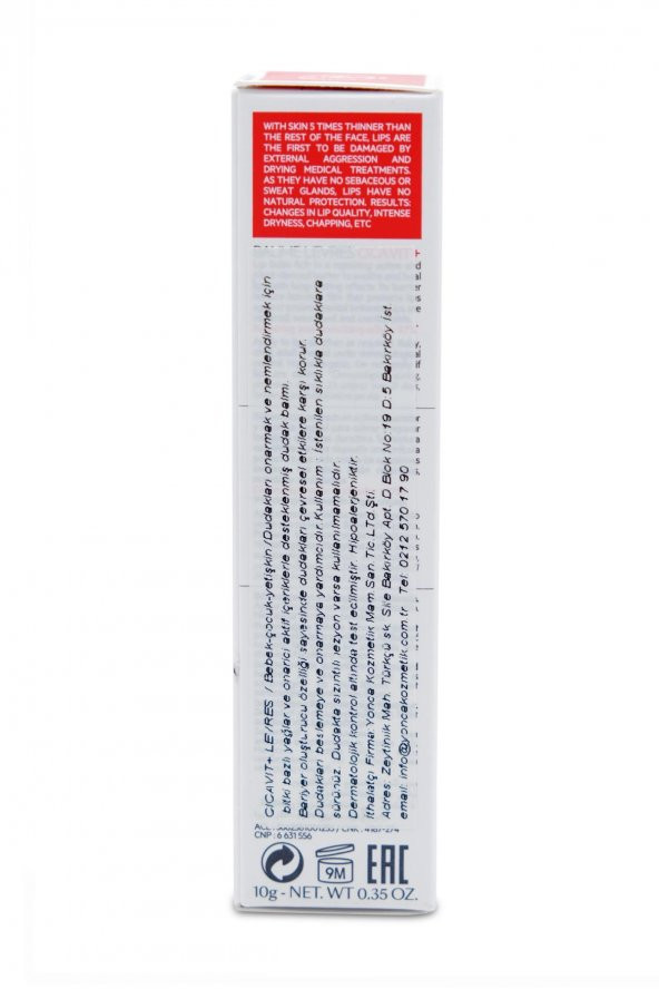 Svr Cicavit + Besleyici Dudak Balmı 10 g - 2