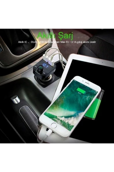 Bluetooth Araç Kiti Transmitter 5.0 Micro - 4