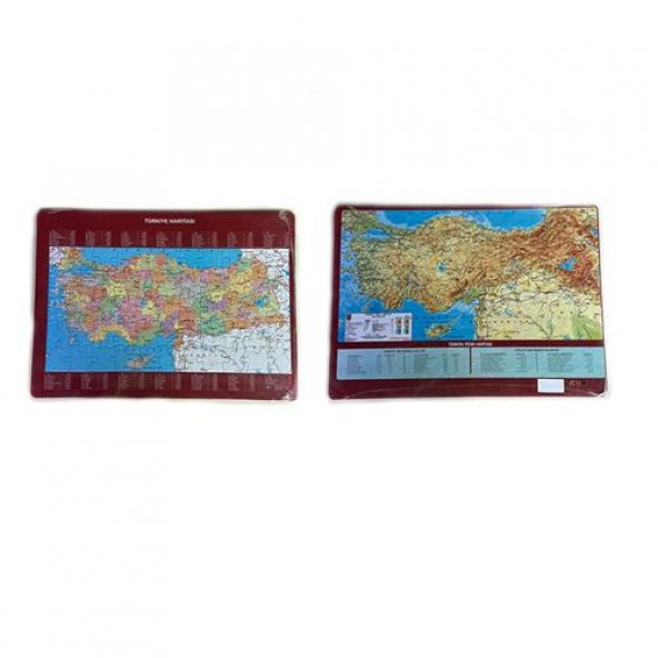 2Li Puzzle Set Türkiye Haritası 50 parça ve İnsan Anatomisi 60 parça - 7
