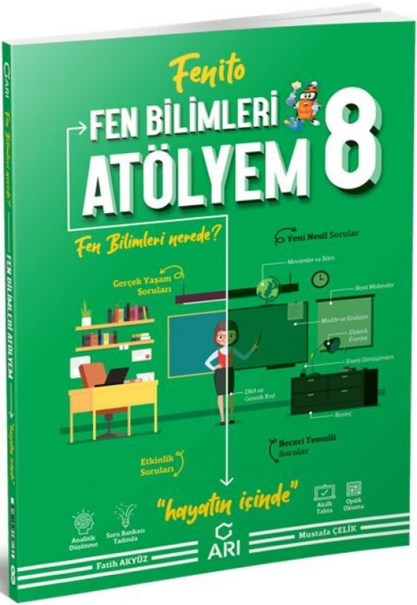 8 Sınıf Fen Bilimleri Atölyem Fenito Arı Yayıncılık
