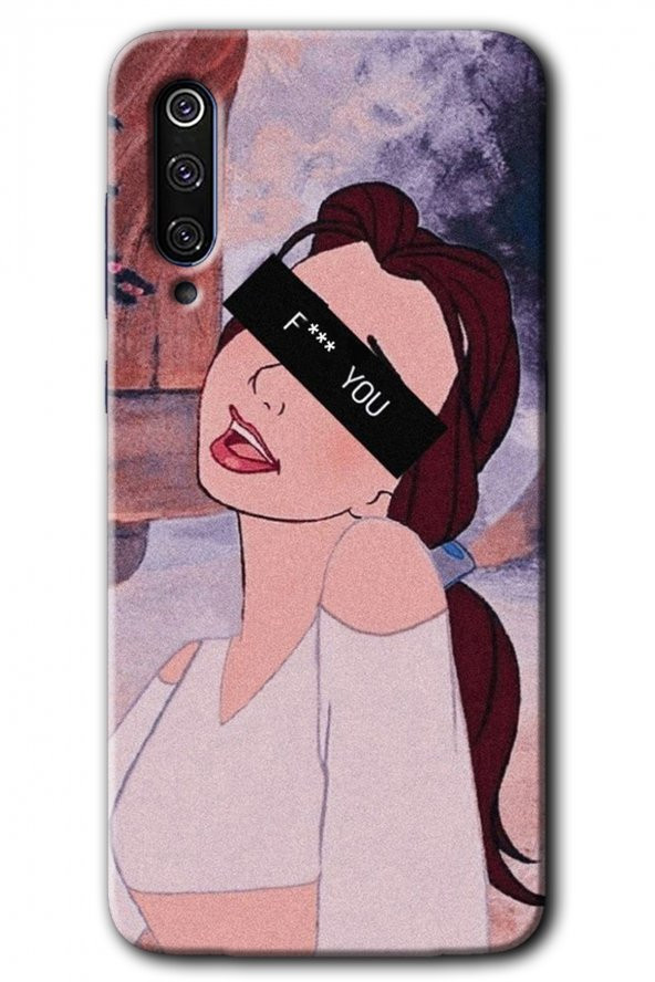 Xiaomi Mi 9 SE Kılıf HD Desen Baskılı Arka Kapak - Bad Girl - 1