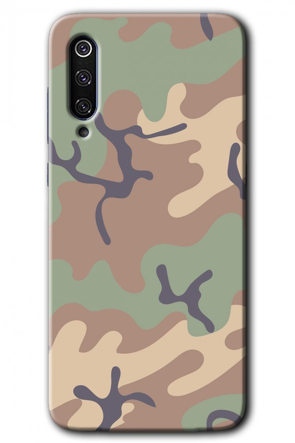 Xiaomi Mi 9 SE Kılıf HD Desen Baskılı Arka Kapak - Kamuflaj 29 - 1