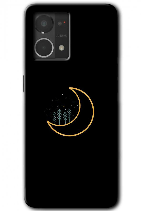 Oppo Reno 7 4G Kılıf HD Desen Baskılı Arka Kapak - İyi Geceler - 1
