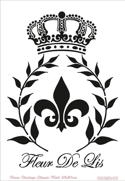 HOME HERITAGE CLASSIC MIDI 25X36CM HHCMR-06 STENCİL ürün görseli 1