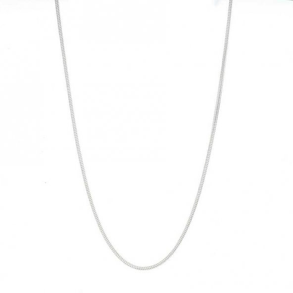 925 Ayar Gümüş 50 cm Tilki Kuyruğu Zincir Kolye