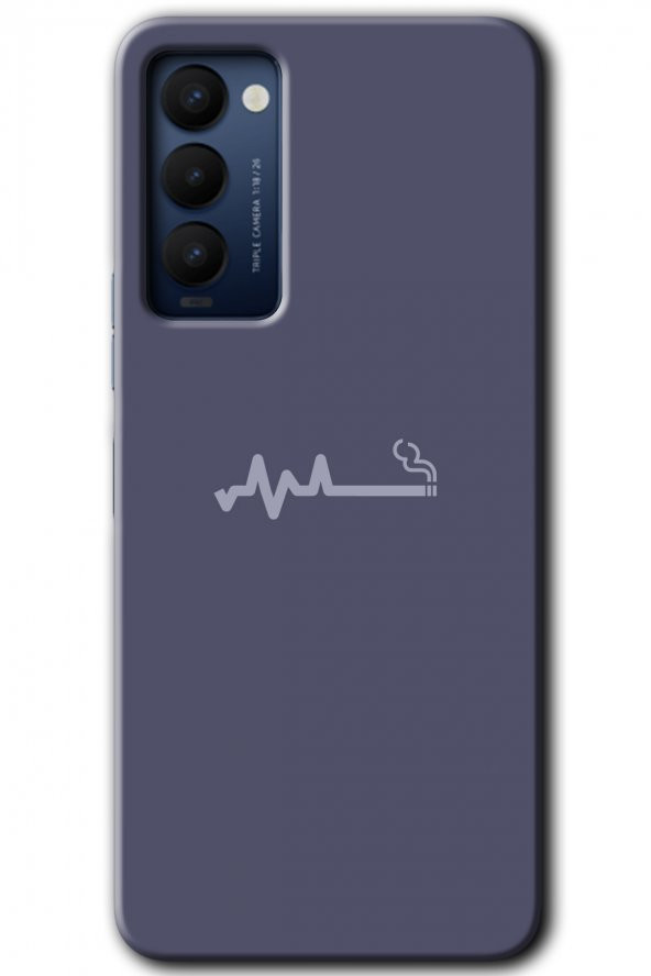 Tecno Camon 18P Kılıf HD Desen Baskılı Arka Kapak - Sigara Zararlıdır