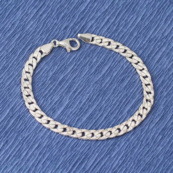 925 Ayar Gümüş 0,6 mm Zincir Bileklik ürün görseli 1