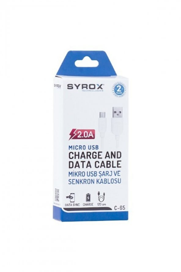 Syrox 2 Mah Micro Usb Kablo - 2