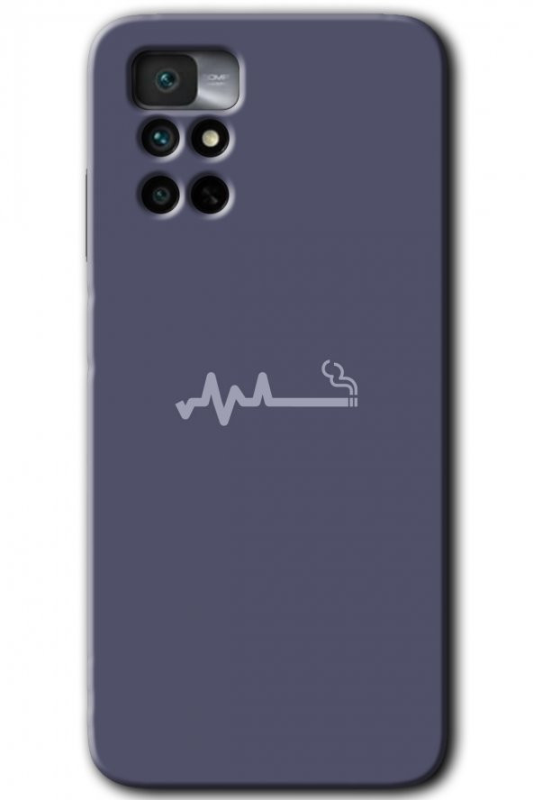 Redmi Note 11 4G Kılıf HD Desen Baskılı Arka Kapak - Sigara Zararlıdır