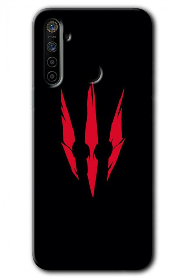 Realme 5i Kılıf HD Desen Baskılı Arka Kapak - Ayı Pençesi - 1