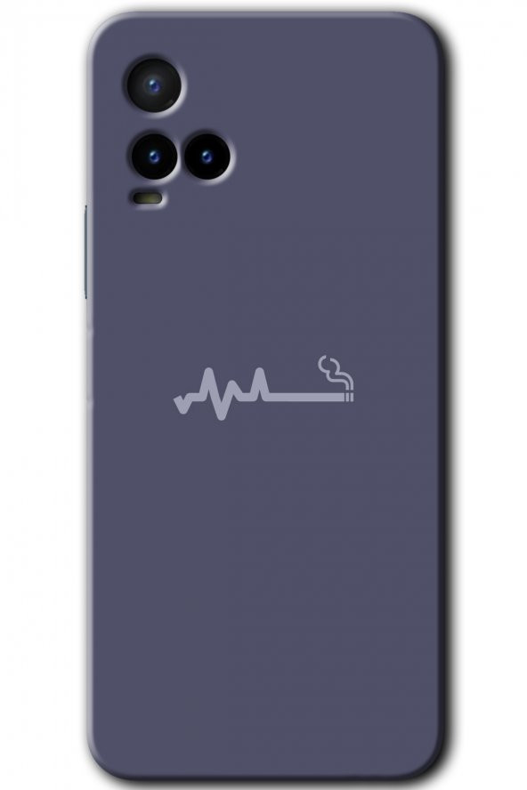 Vivo Y21s Kılıf HD Desen Baskılı Arka Kapak - Sigara Zararlıdır