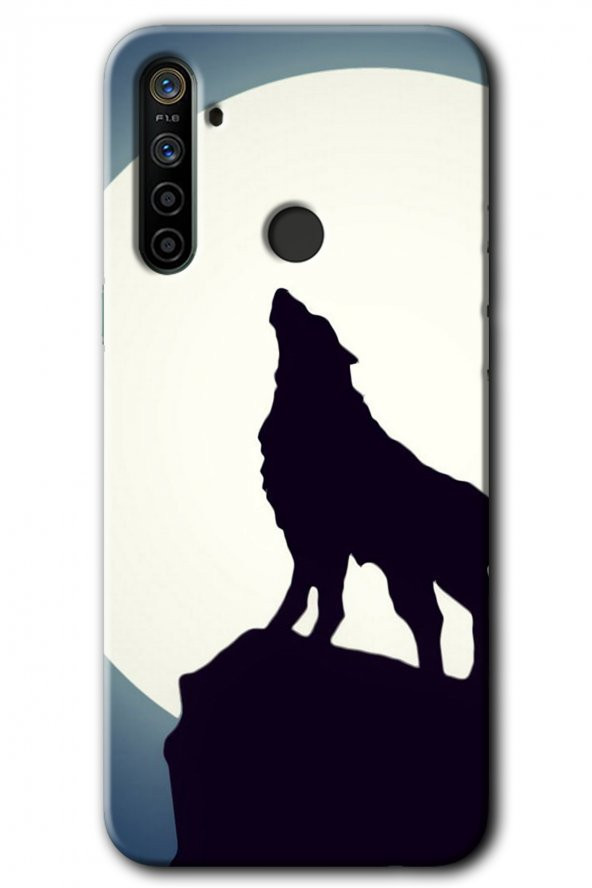 Realme 6i Kılıf HD Desen Baskılı Arka Kapak - Dolunay Bozkurt