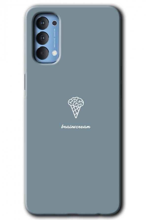 Oppo Reno 4 Kılıf HD Desen Baskılı Arka Kapak - Beyin Gıdası - 1