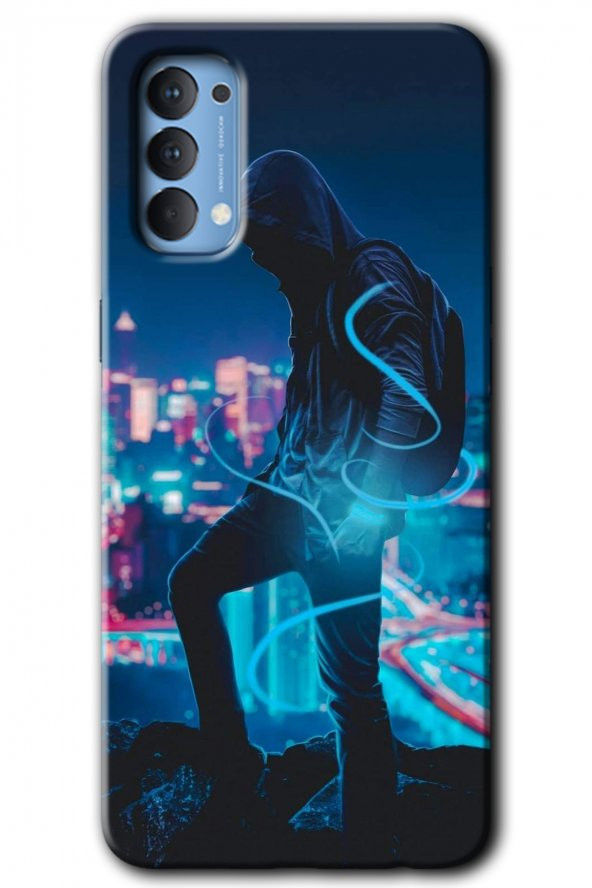 Oppo Reno 4 Kılıf HD Desen Baskılı Arka Kapak - Spill Boy - 1