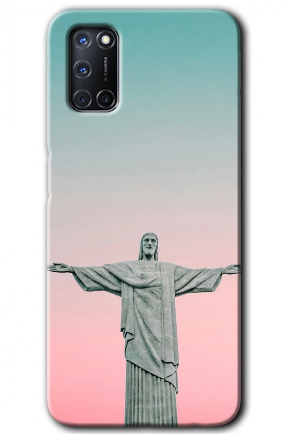 Oppo A52 Kılıf HD Desen Baskılı Arka Kapak - Rio