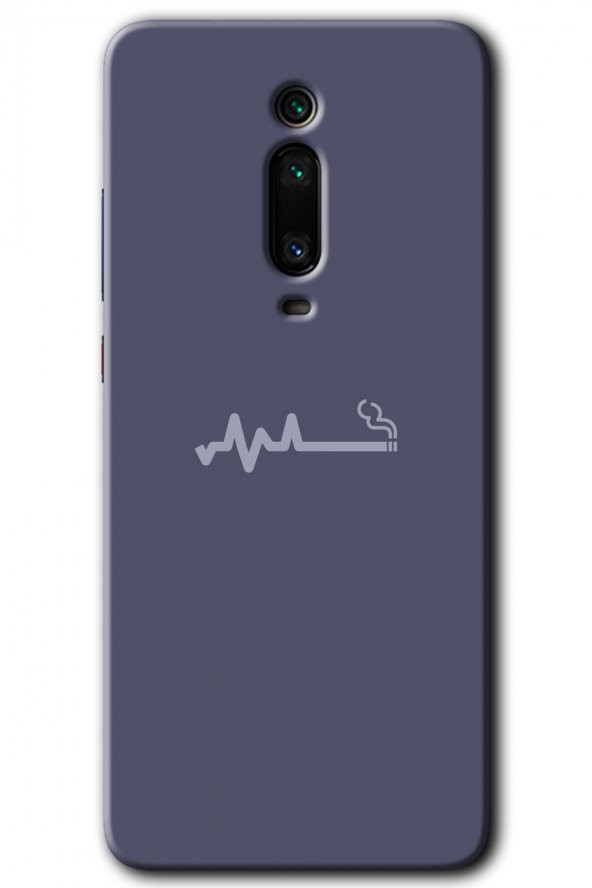 Xiaomi Mi 9T Kılıf HD Desen Baskılı Arka Kapak - Sigara Zararlıdır