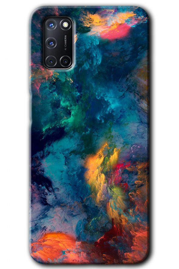 Oppo A52 Kılıf HD Desen Baskılı Arka Kapak - Valhalla