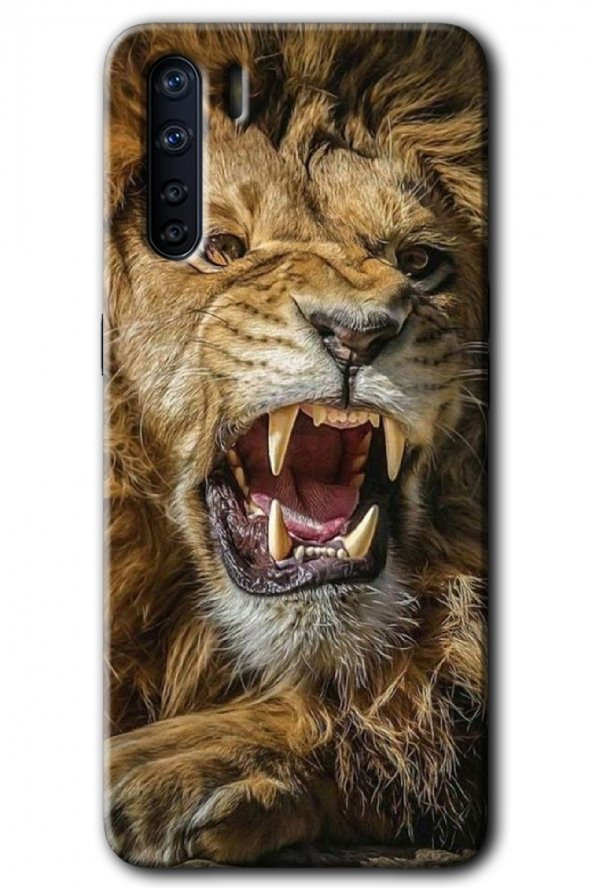 Oppo A91 Kılıf HD Desen Baskılı Arka Kapak - Lion King