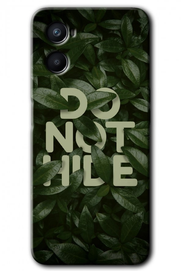Oppo Reno 3 Kılıf HD Desen Baskılı Arka Kapak - Do Not Hide - 1