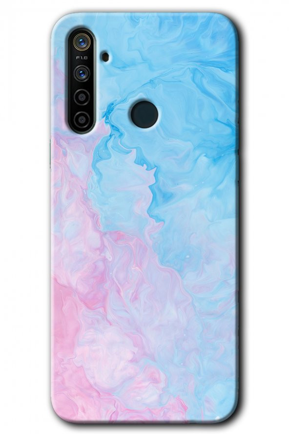 Realme 6i Kılıf HD Desen Baskılı Arka Kapak - Blue Art