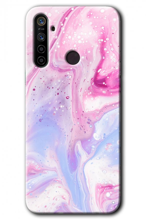 Realme 6i Kılıf HD Desen Baskılı Arka Kapak - Kabarmış Leke