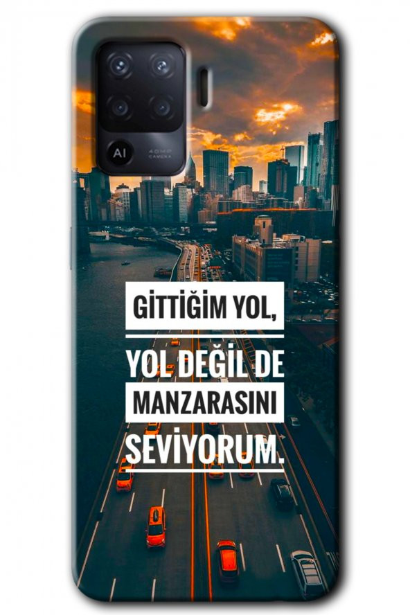 Oppo Reno 5 Lite Kılıf HD Desen Baskılı Arka Kapak - Manzara Seviyorum - 1
