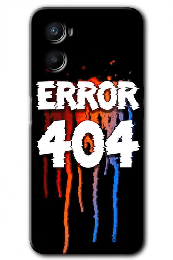 Oppo Reno 3 Kılıf HD Desen Baskılı Arka Kapak - 404 Error - 1