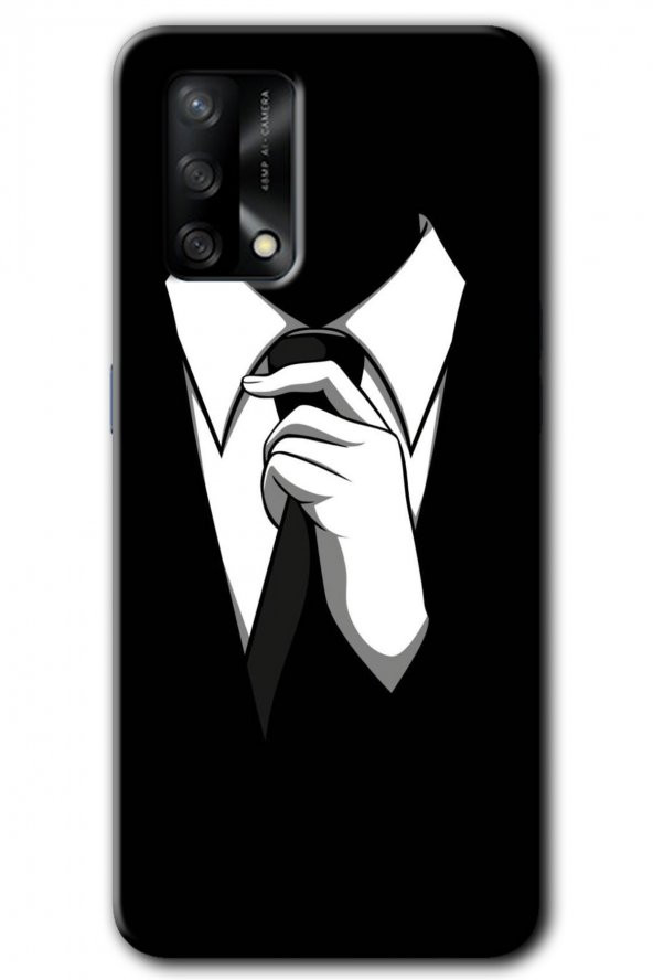 Oppo A74 Kılıf HD Desen Baskılı Arka Kapak - Smokin