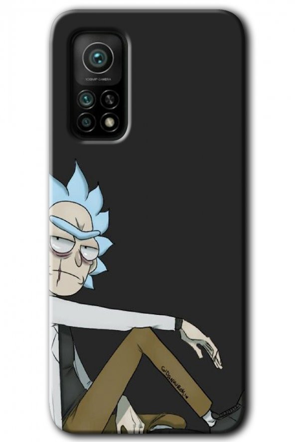 Xiaomi Mi 10T Pro Kılıf HD Desen Baskılı Arka Kapak - Rick