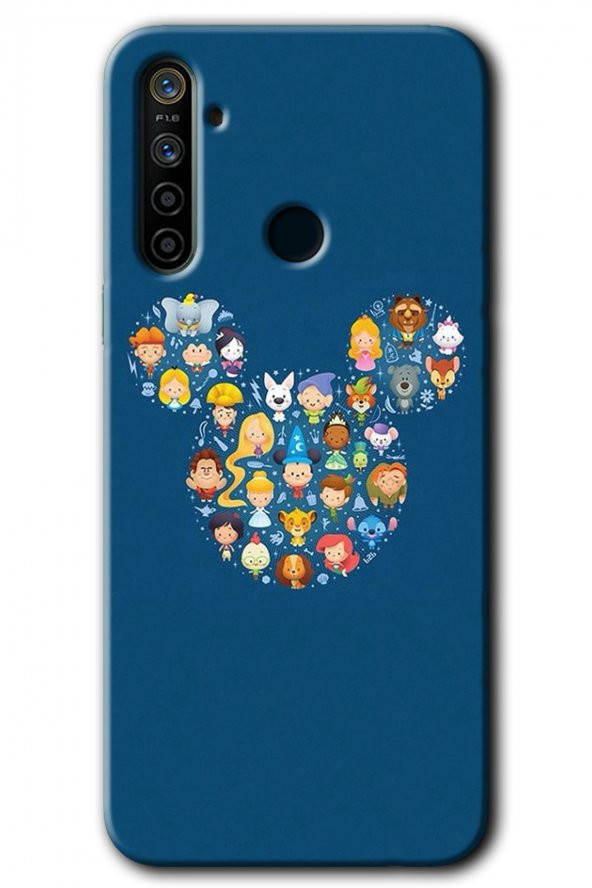 Realme 6i Kılıf HD Desen Baskılı Arka Kapak - Mickey