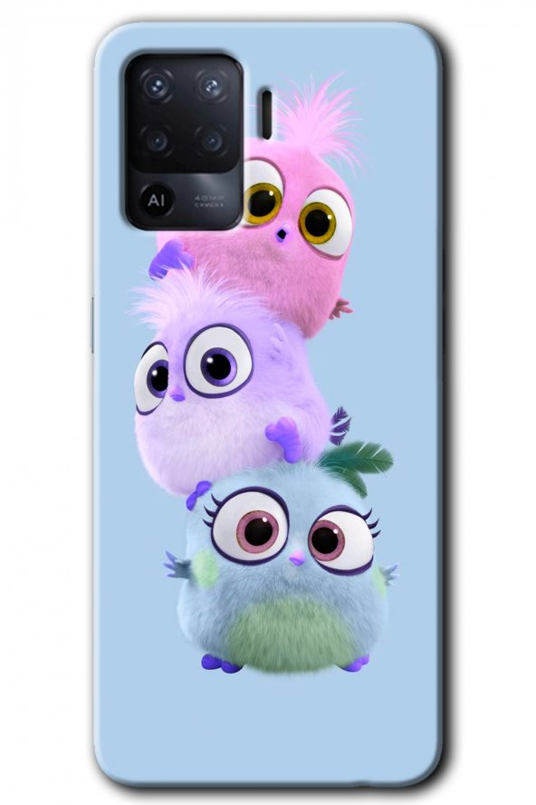 Oppo Reno 5 Lite Kılıf HD Desen Baskılı Arka Kapak - Puffy - 1