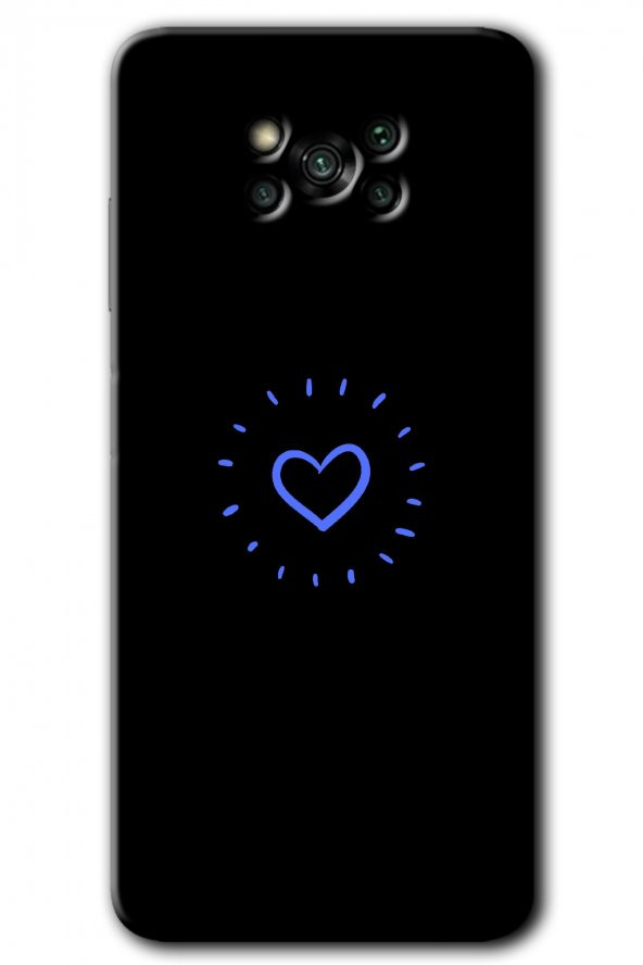 Poco x3 Pro Kılıf HD Desen Baskılı Arka Kapak - Heart Strokes