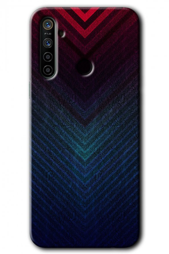 Realme 5i Kılıf HD Desen Baskılı Arka Kapak - Abstract 4 - 1