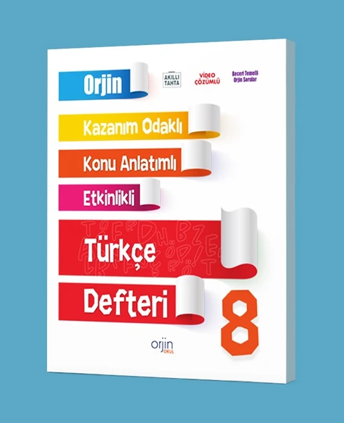 Orjin 8.Sınıf Türkçe Defteri