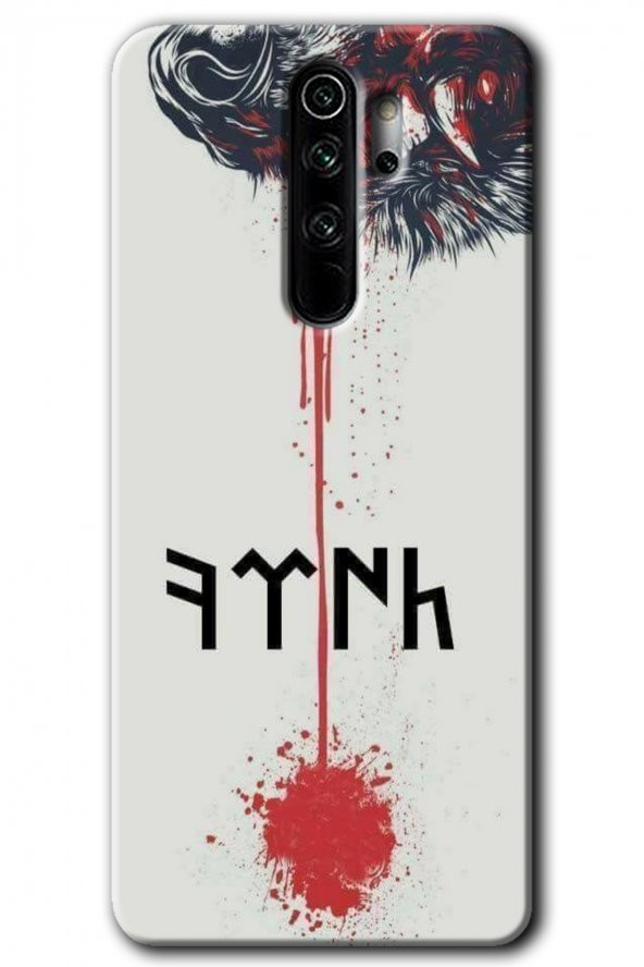 Redmi Note 8 Pro Kılıf HD Desen Baskılı Arka Kapak - Kan Uykusu - 1