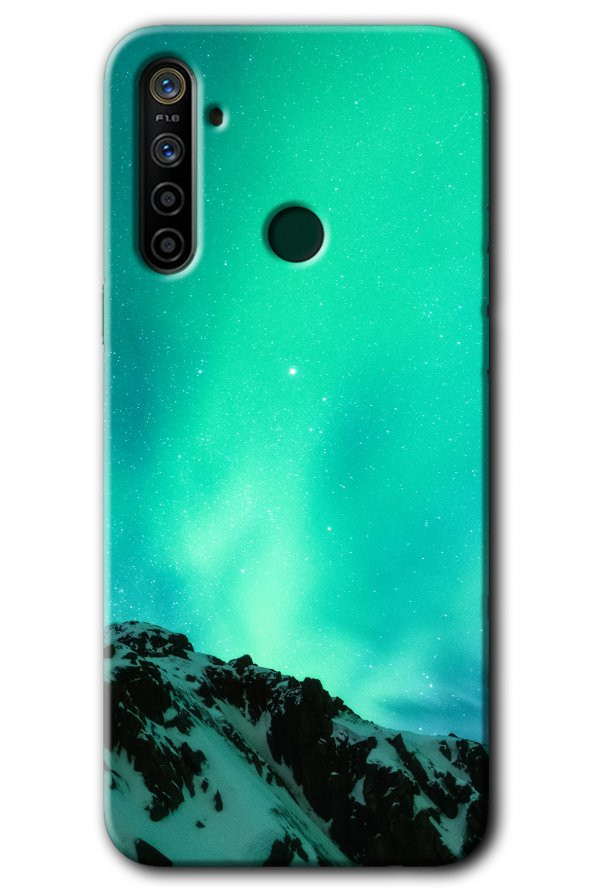 Realme 6i Kılıf HD Desen Baskılı Arka Kapak - Aurora