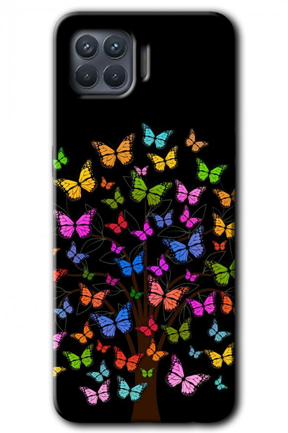 Oppo Reno 4 Lite Kılıf HD Desen Baskılı Arka Kapak - Cacti Prairies - 1