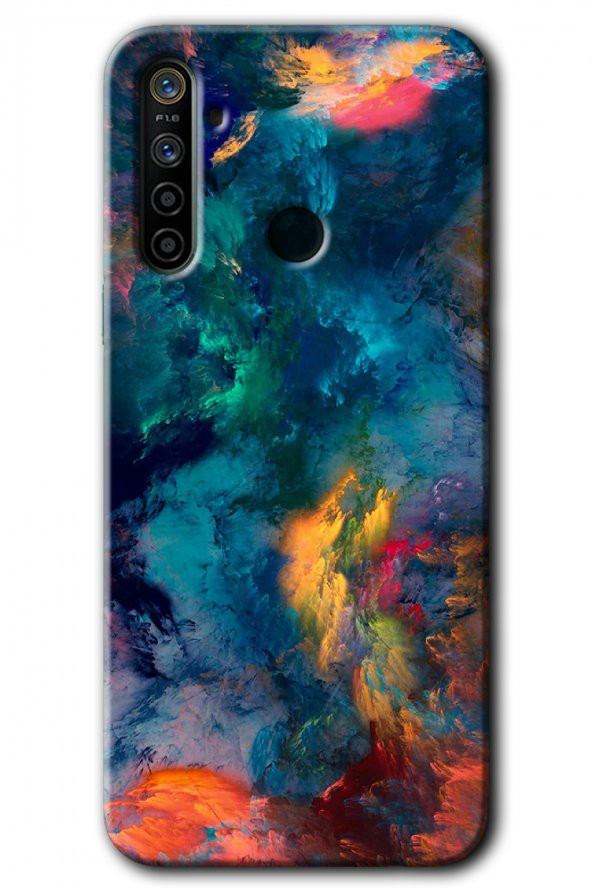 Realme 5i Kılıf HD Desen Baskılı Arka Kapak - Valhalla - 1